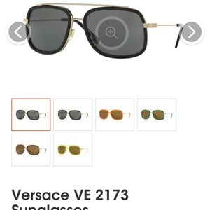 Versace VE 2173 Black Sunglasses